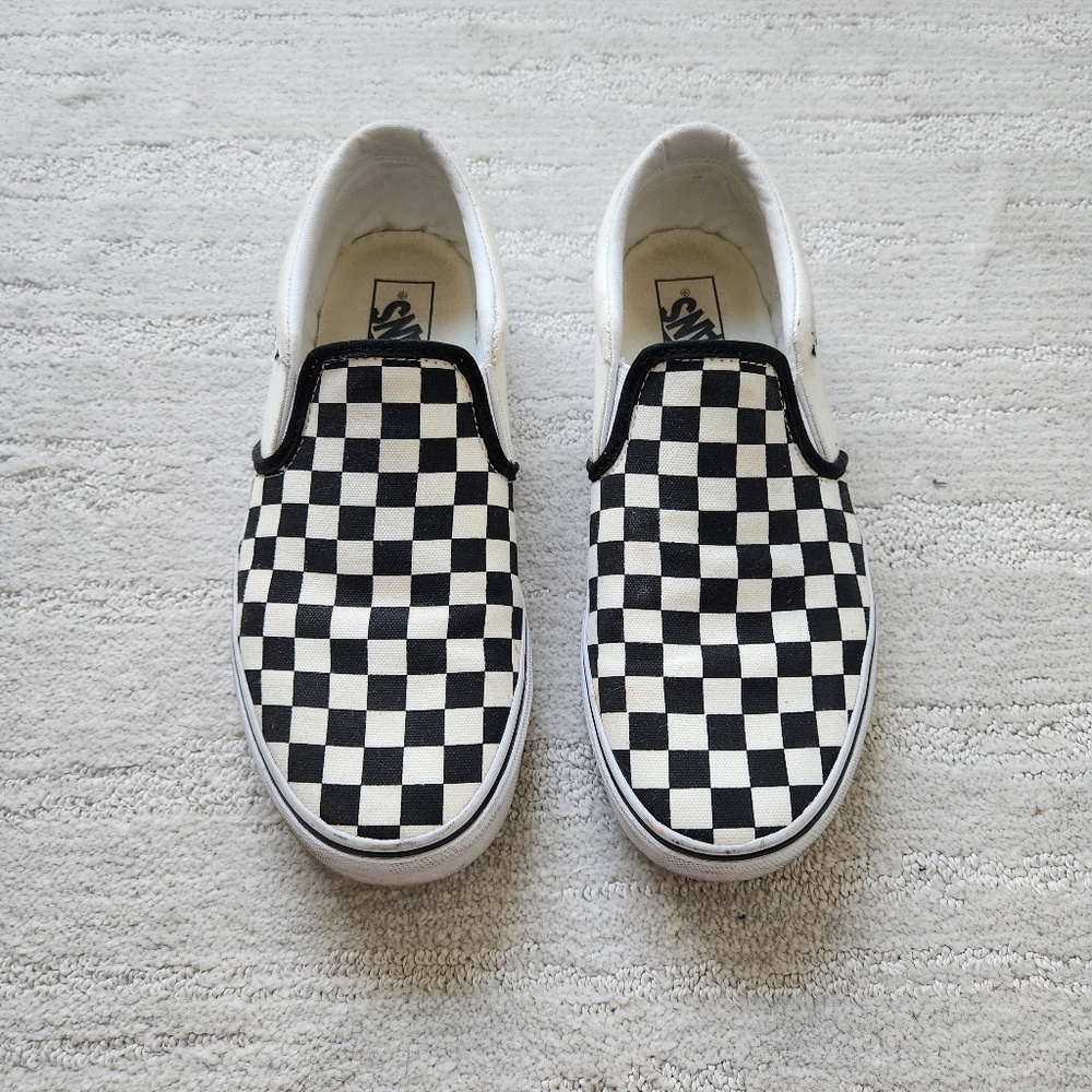 Vans Checkered Women's Slip On Sneakers